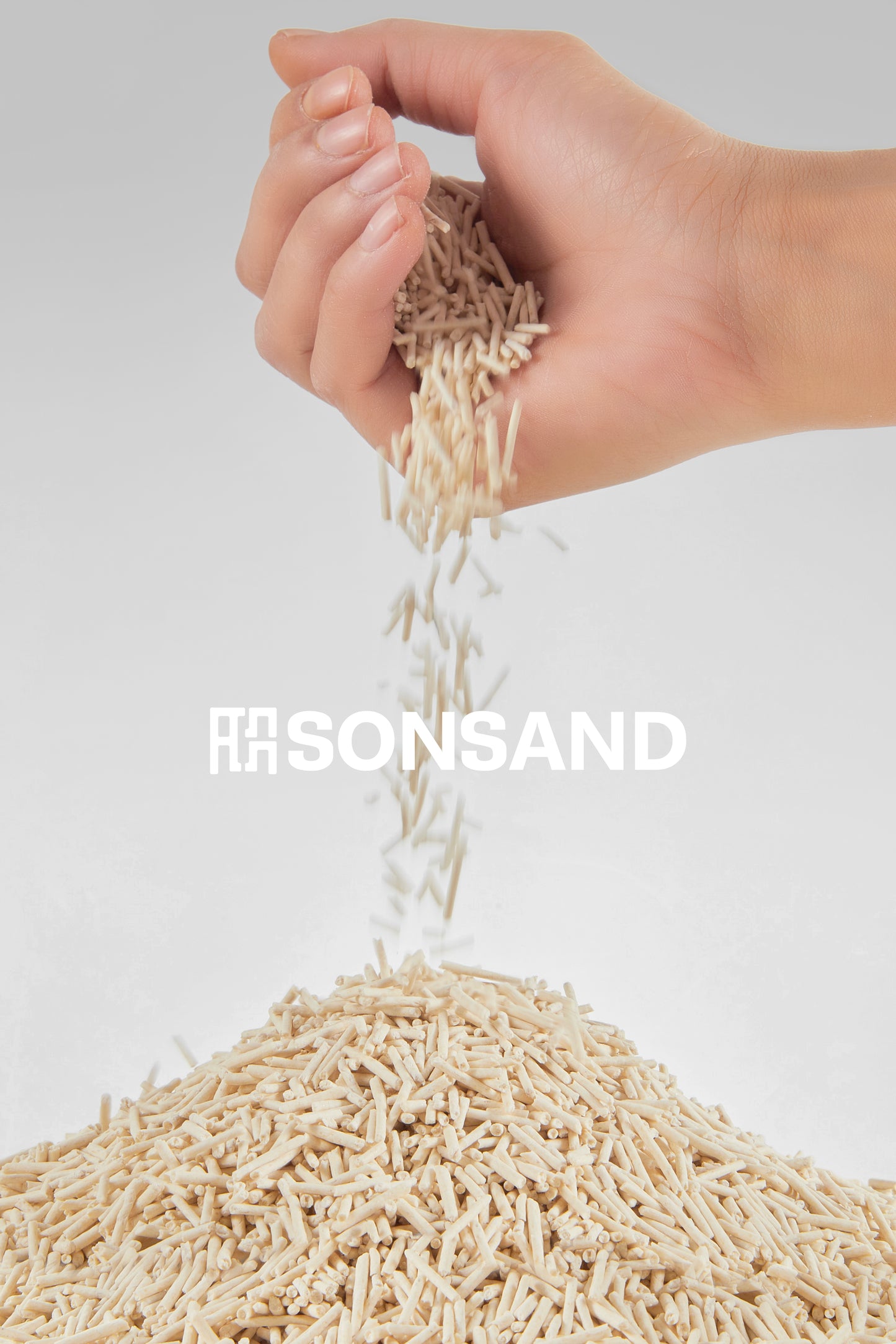 SONSAND 臣砂| 可食用級低粉塵豆腐貓砂 5KG 2mm| Edible ingredients Tofu Cat litter